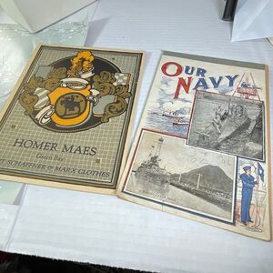 Vintage Ephemera Homer Mae’s clothing store measurements.